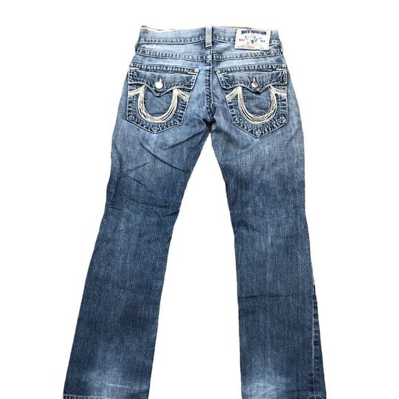 TRUE Religion Jeans Size 29 STRAIGHT Blue - Picture 8 of 8